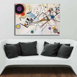 Wallity Lienzo Decorativo Vasili Kandinsky 70 x 100 cm